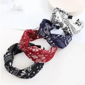 캐주얼 여자 터번 머리띠 X2개 포인트 패션 헤어밴드 jhD6+5fdl