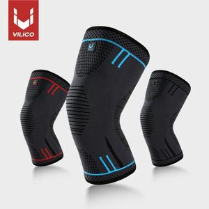 Vilico 1PCS 탄성 무릎 패드 나일론 스포츠 피트니스 Kneepads 통기성 달리기 농구 배구 지원