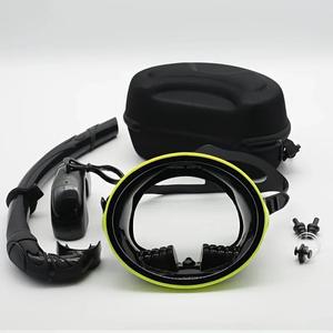 전문 타원형 모양의 스노클링 마스크, 다이빙 고글, 장비, 사냥 스피어 낚시를위한 세트