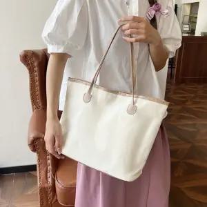 2컬러 투인원 라인 포인트 여성 토트백 숄더백 쇼퍼백 HIh3+4KOr