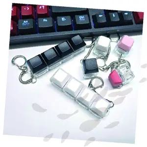 기계식 키보드 키캡 투명 수지 키링 청축 적축 갈축 스위치 호환 가방열쇠고리