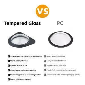 호환  HD 클리어 전면 카메라 보호 커버 9H 강화유리 테슬라 모델 3 하이랜드 2026 모델 Y 2025 방수 쉴드