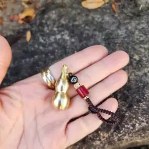 풍수 액운 삼재막이 황동 호리병 키링