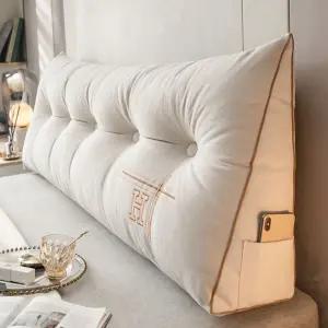 침대 쿠션 삼각 대형 등쿠션 북유럽 등받이쿠션
