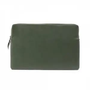 슬리브형 가죽 카키 노트북 파우치 13형 노트북백