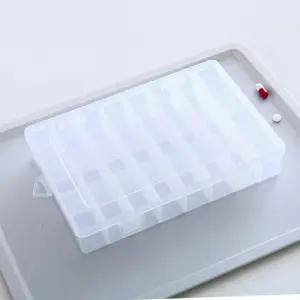 ABM칸막이액세서리정리함24구10개소품 비즈보관함 알약케이스 퓨어박스 문구 학용품