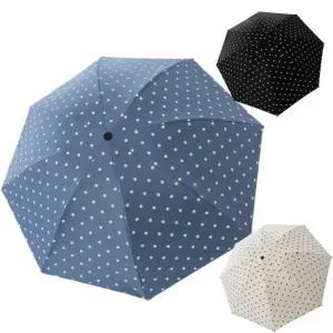 세렌디 땡땡이 초경량 자동우산 접이식 양우산 암막양산 도트무늬 햇빛차단 우산