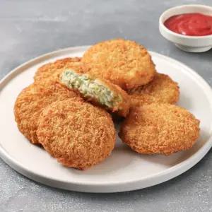 [기한임박 26.04.09] 백년시장 바삭 고로케 세가지 맛 총 30개 (야채고추잡채, 매콤한맛, 불고기맛)