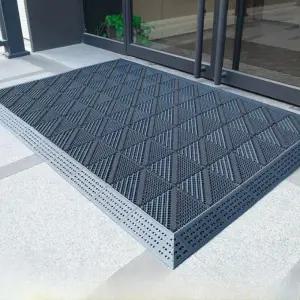 야외 바닥 매트 신발털이 카페트 흙털이 베란다 발판 업소용 방수 바닥매트 먼지 미끄럼방지
