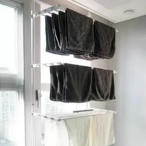 빨래건조대 미니 수건 무타공빨래 건조대 이불건조대 튼튼한 빨래 대형 걸이 원룸 접이식 소형 신생아