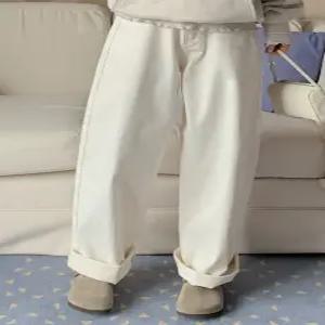 61057 버클드 와이드 커브핏 코튼팬츠 (2 color)