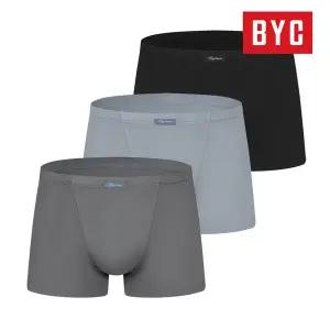 [BYC] 남성 드로즈 60수 면스판 사각팬티 인밴드 MNI5003 3매입