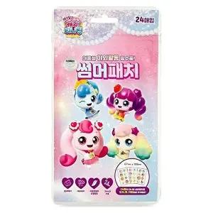 [셀러허브 1]핑크퐁 아기상어 썸머 향 패치 18매입 외출 캠핑 여행 캐리어 유모차 자동차 가죽 방향제(SH)