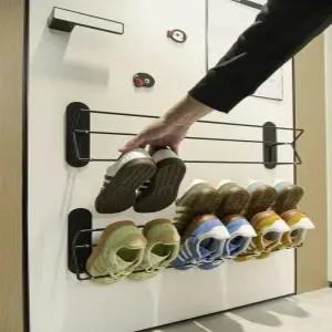 자석 신발 걸이 수납 현관 실내화 출입문