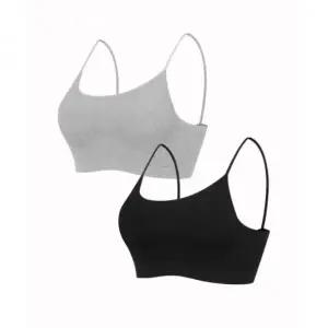 [매장정품] 크로커다일 INNERWEAR [2PACK] 에센셜 이지핏 심리스 브라렛 5013444144