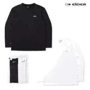 [롯데백화점]아이더 남성 봄 기능성 1+1 2팩 긴팔 라운드 티셔츠 (DMP23282)