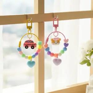 1인용 동심 하트 키링 만들기 세트 DIY 자동차키링 악세사리 비즈 공예 부자재 학교 단체 체험 활동 재료 봄이오나봄 키트