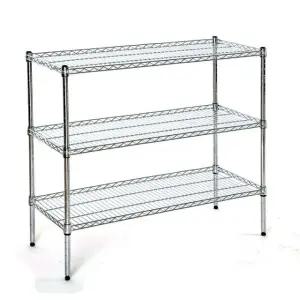 튼튼한 다용도 정리대 앵글 스테인레스 주방 창고 펜트리 조립식 45 30 2단 높이 60