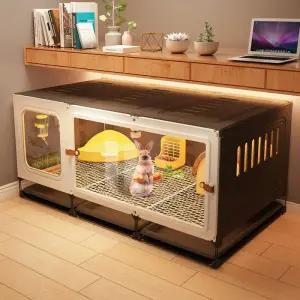 토끼집 케이지 기니피그 놀이처 사육장 은신처 둥지 대형