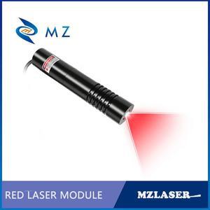 고휘도 레드 라인 레이저 다이오드 모듈 638nm D22mm 100mW 5V 110도 브래킷 및 어댑터 포함 정밀 절단용