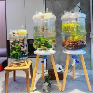 정수기 어항 수조 수족관 배수 인테리어 필터 물통 생수통 스탠드형 세트