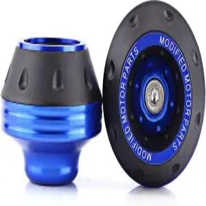 아라목스 CNC 알루미늄 모터사이클 프론트 포크 휠 프레임 슬라이더 스쿠터 모페드용 충돌 보호기 파란색