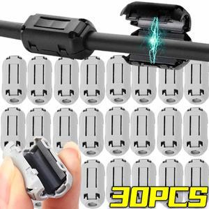 노이즈 필터 마그네틱 클립 페라이트 코어 억제 링 케이블 클램프 전력선 전원 코드용 와이어 간섭