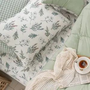 1+1  플로랄 소프트 마이크로 50x70 베개커버