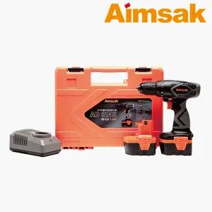 아임삭 AD314II 충전 드라이버드릴 배터리 충전기 풀세트 14.4V 1.5AH 키레스 척
