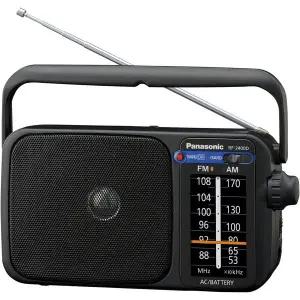 Panasonic 파나소닉 포터블 라디오 AM/FM RF-2400-K 블랙