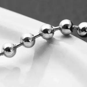 ZF 볼체인목걸이 남자목걸이 실버목걸이 (3.2mm) 레이어드목걸이