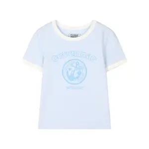 아치 쿠퍼로고 앵커 링거티셔츠 라이트 블루 CK2602ST69LB