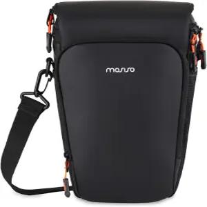 MOSISO 카메라 가방 렌즈 키트가 장착된 DSLR SLR 카메라용 탑 액세스 크로스바디 숄더백 레인 커버 및