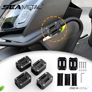 SEAMETAL 바이크 오토바이 크래시 바 보호대 대형 내 하중 엔진 가드 안티 스크래치 두꺼운 범퍼 떨어지는