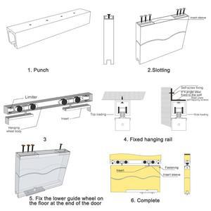2개입 버퍼 트레인 휠 러너 가구 액세서리 슬라이딩 도어 행잉 캐비닛 나일론 풀리 롤러
