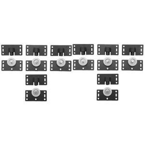 Y50A-8Sets 슬라이딩 도어 휠 롤러 풀리 러너 찬장 옷장 캐비닛 부드럽고 음소거 나일론