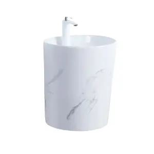 벽걸이 형 세면기 없는 수도 손 작업대 소형 세정대