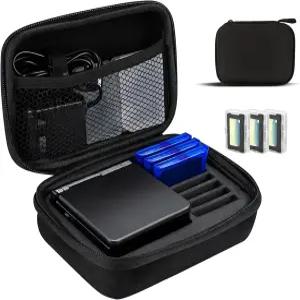 게임보이 어드밴스 SP용 휴대용 케이스 GBA SP 액세서리용 게임 홀더 내구성 보관 가방 충전기 1개