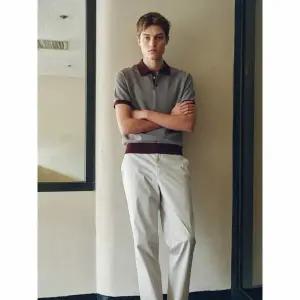 (로가디스) 경량 면 썸머 치노 팬츠 - 라이트 그레이 RY6321P512