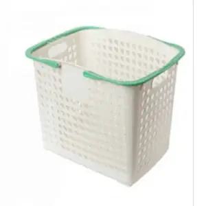 세탁물바구니 빨래분리함 사각 세탁바구니 중