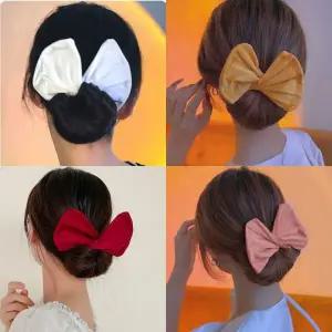 리본 머리끈 당고 머리밴드 올림머리 똥머리 로우번 밴드