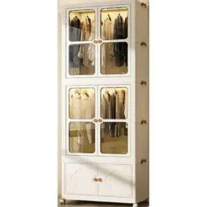 접이식 옷장 조립식 수납장 모듈형 캐비닛 프레임 이동식 선반 행거