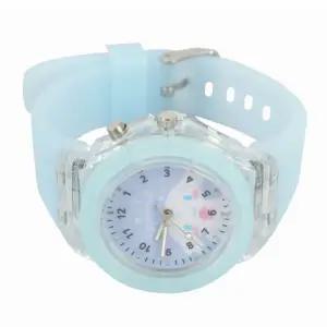 시나모롤 LED 실리콘 바늘 손목 시계 1P 초경량 캐릭터 시계 선물