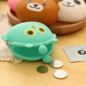 실리콘 캐릭터 동물 동전지갑 미니 파우치 실용 지갑 소형 동전