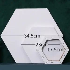 캔버스천액자 육각34.5cm (40개 묶음) 서울시티투어 유후인버스투