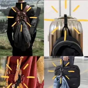 캐리어 고정 스트랩 보조 가방걸이 여행용 결합 벨트 캠핑 등산