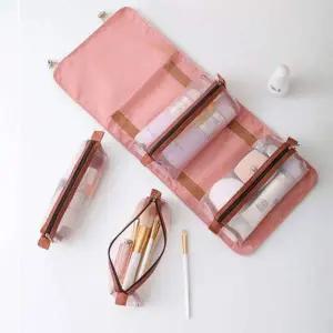 여행용 4in1 다용도 수납 파우치 화장품 정리 캠핑 이너백 가방