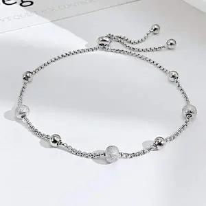 써지컬 스틸 팔찌 여자친구 선물 행운 기념일 레이어드 스타일