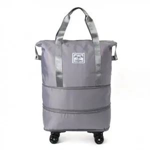 확장형 다목적 보스턴백 이동식 여행용 캐리어 바퀴 탈부착 숄더백