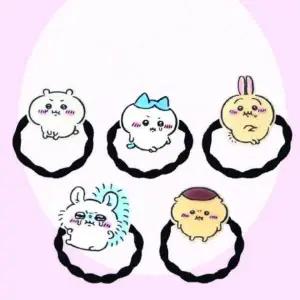 [셀러에이드]캐릭터 디자인 어린이 아크릴 헤어밴드 머리끈 고무줄